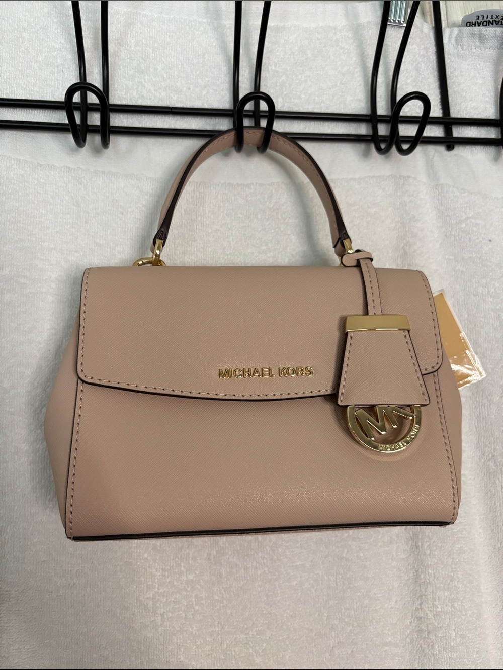 Michael Kors Blush Pink Saffiano Mini Top-Handle Satchel